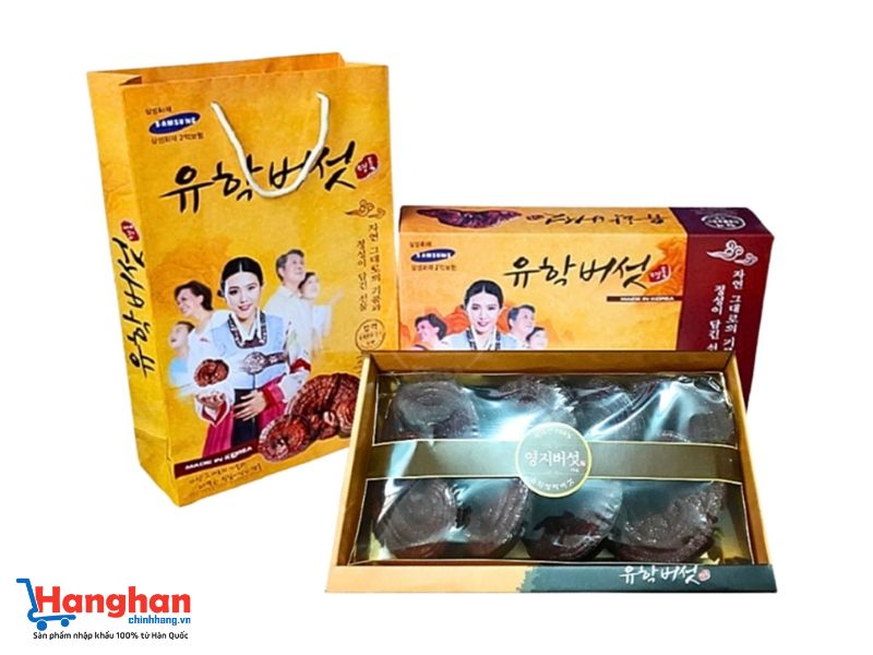 Nấm linh chi hộp quà