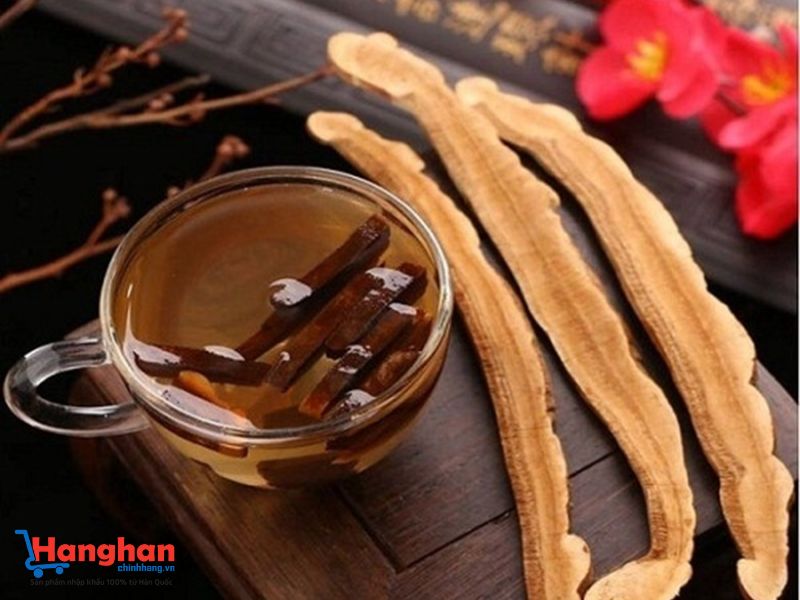 Nấm linh chi thái lát