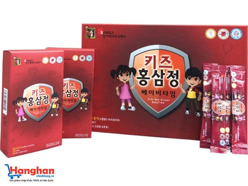 Nước hồng sâm cho trẻ em