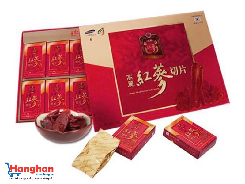  Sâm tẩm mật ong