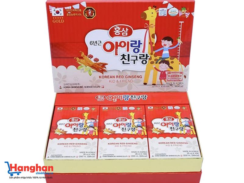 Vitamin cho bé từ hồng sâm